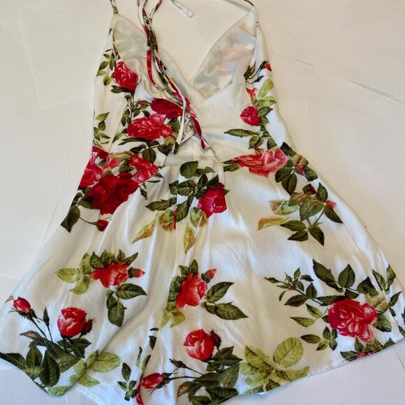 White Floral Romper - Picture 5 of 5